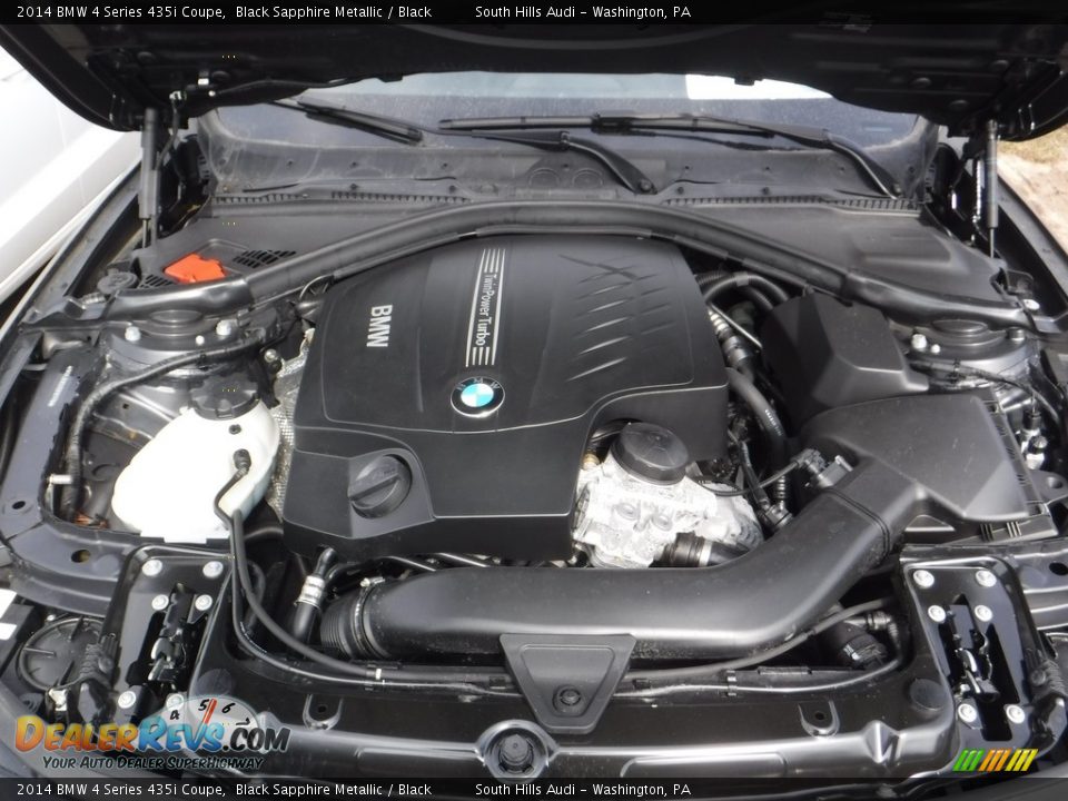 2014 BMW 4 Series 435i Coupe Black Sapphire Metallic / Black Photo #12