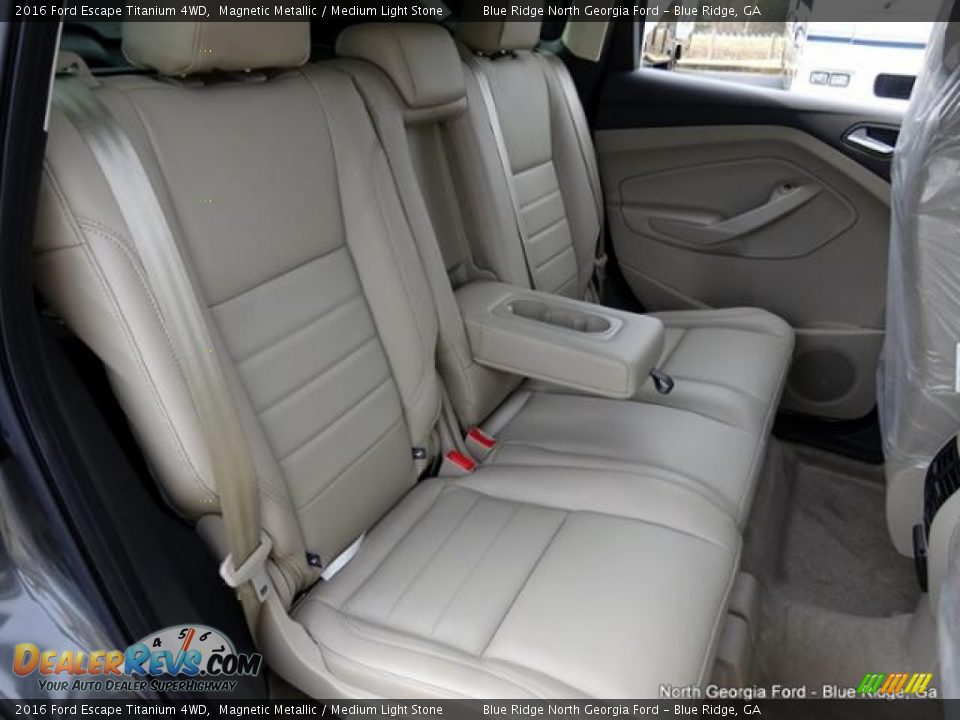 2016 Ford Escape Titanium 4WD Magnetic Metallic / Medium Light Stone Photo #13