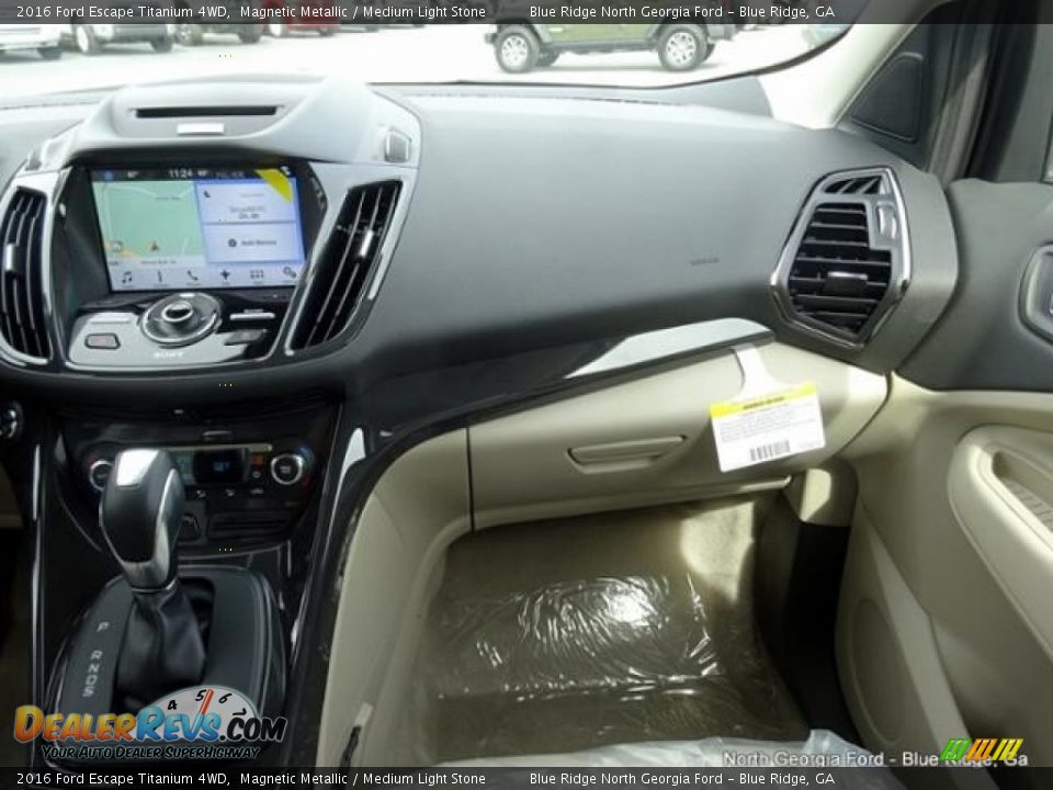 2016 Ford Escape Titanium 4WD Magnetic Metallic / Medium Light Stone Photo #17