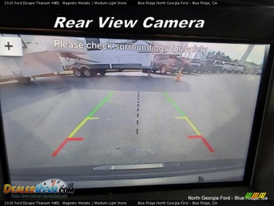 2016 Ford Escape Titanium 4WD Magnetic Metallic / Medium Light Stone Photo #23