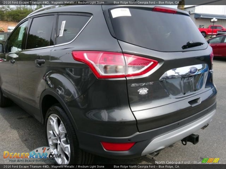 2016 Ford Escape Titanium 4WD Magnetic Metallic / Medium Light Stone Photo #36