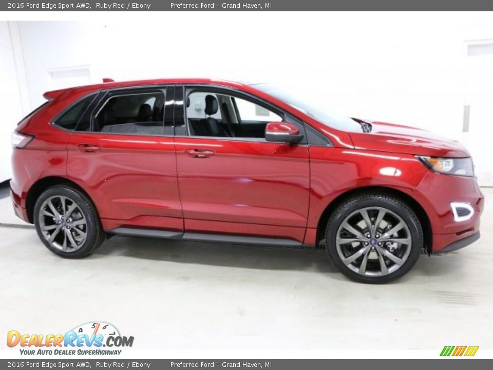 Ruby Red 2016 Ford Edge Sport AWD Photo #1