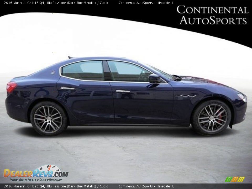 2016 Maserati Ghibli S Q4 Blu Passione (Dark Blue Metallic) / Cuoio Photo #2