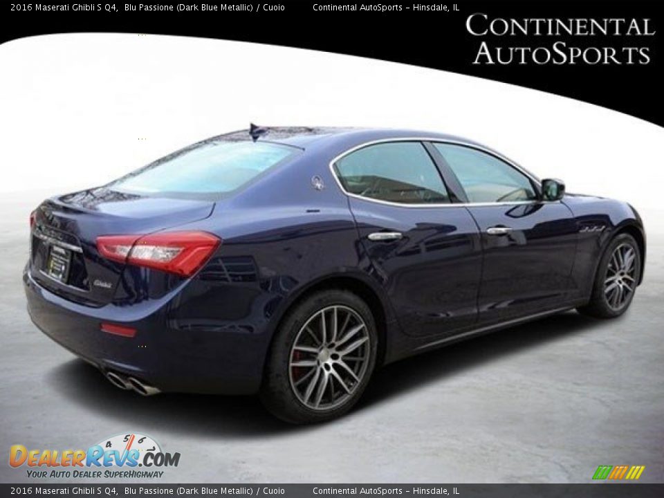 2016 Maserati Ghibli S Q4 Blu Passione (Dark Blue Metallic) / Cuoio Photo #3