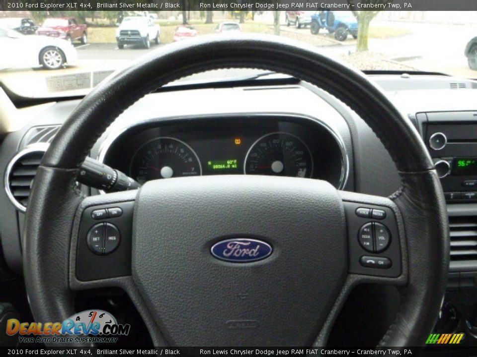 2010 Ford Explorer XLT 4x4 Brilliant Silver Metallic / Black Photo #18