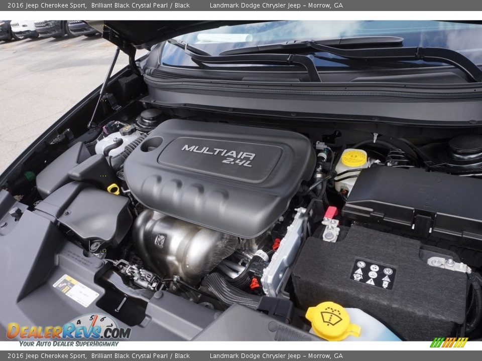 2016 Jeep Cherokee Sport Brilliant Black Crystal Pearl / Black Photo #8