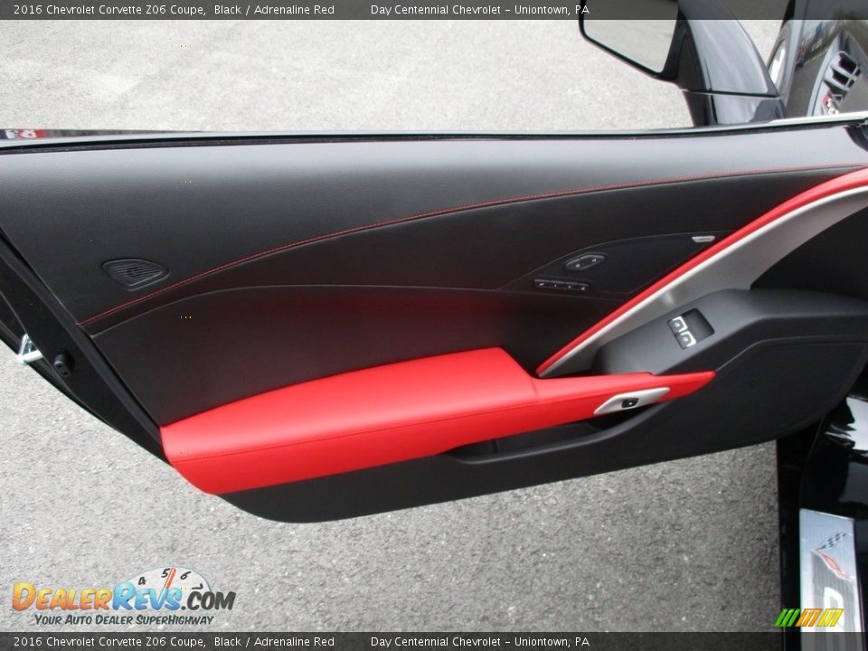 2016 Chevrolet Corvette Z06 Coupe Black / Adrenaline Red Photo #13