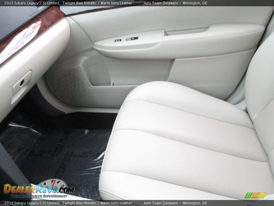 2013 Subaru Legacy 2.5i Limited Twilight Blue Metallic / Warm Ivory Leather Photo #15
