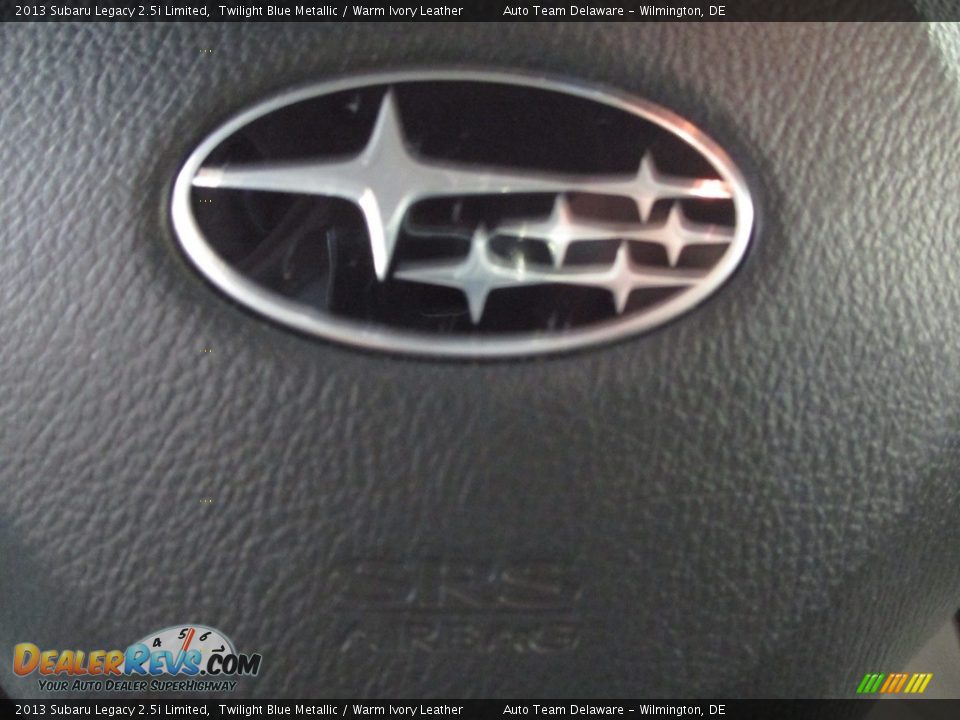 2013 Subaru Legacy 2.5i Limited Twilight Blue Metallic / Warm Ivory Leather Photo #34