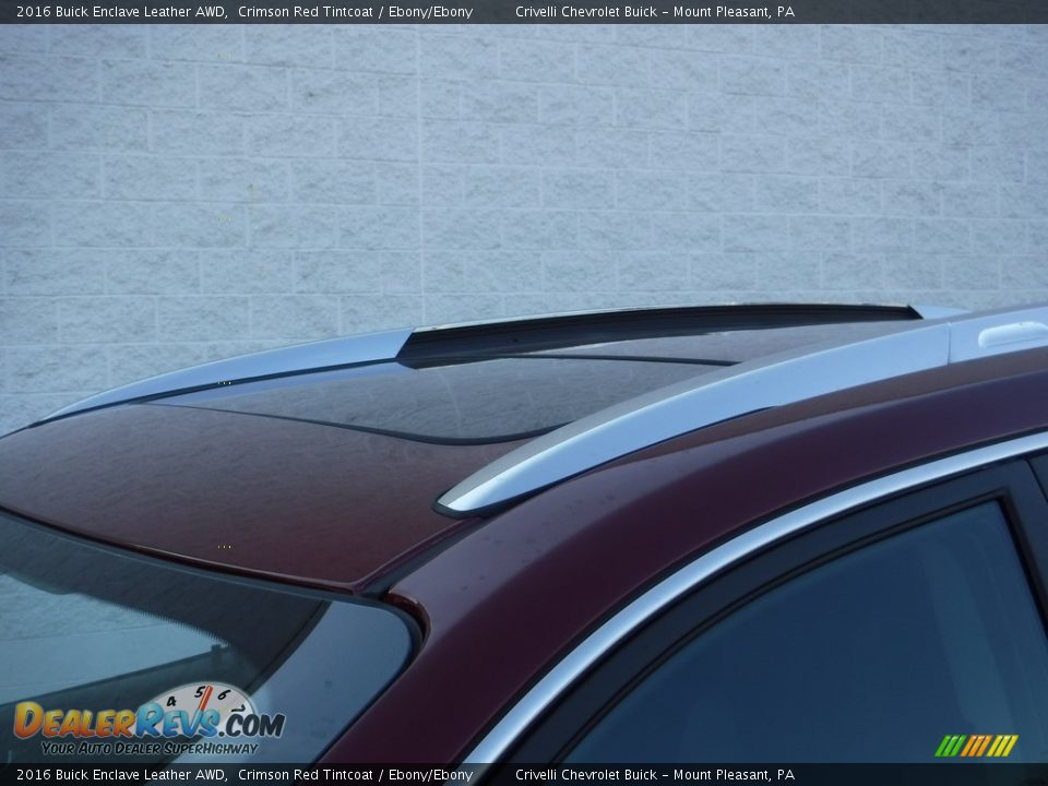 2016 Buick Enclave Leather AWD Crimson Red Tintcoat / Ebony/Ebony Photo #4