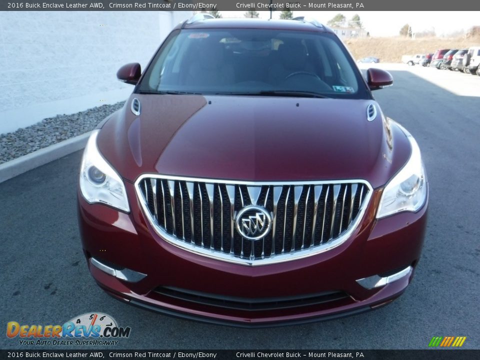 2016 Buick Enclave Leather AWD Crimson Red Tintcoat / Ebony/Ebony Photo #5