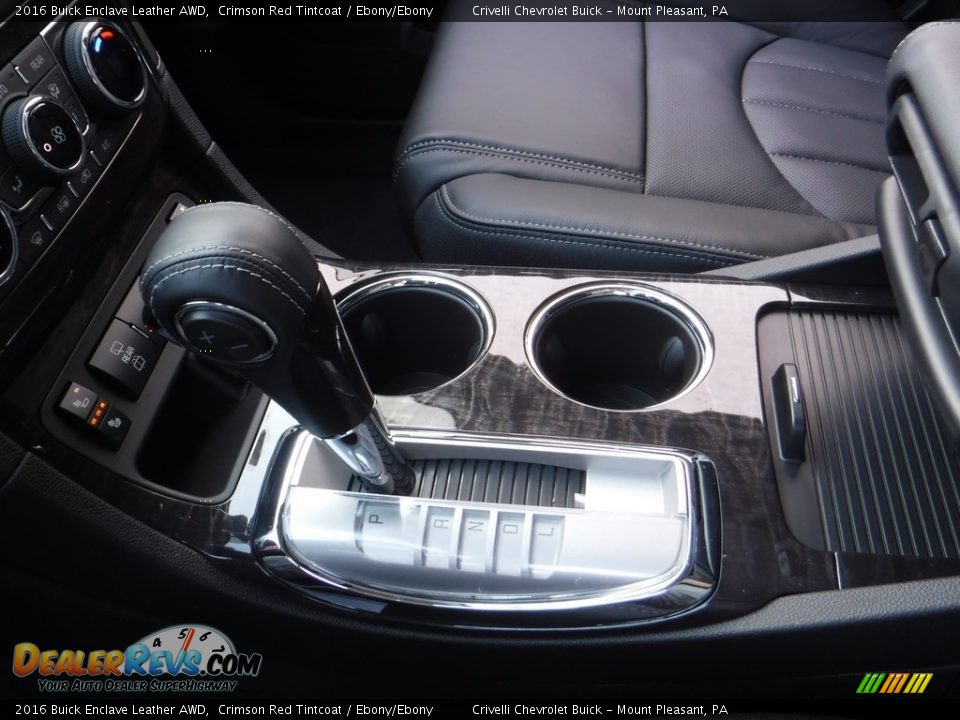 2016 Buick Enclave Leather AWD Crimson Red Tintcoat / Ebony/Ebony Photo #18