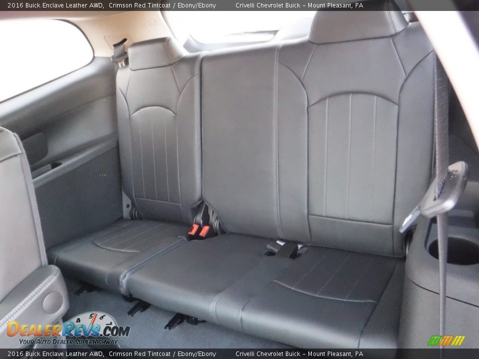 2016 Buick Enclave Leather AWD Crimson Red Tintcoat / Ebony/Ebony Photo #25