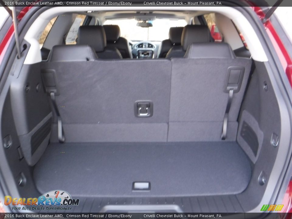 2016 Buick Enclave Leather AWD Crimson Red Tintcoat / Ebony/Ebony Photo #26