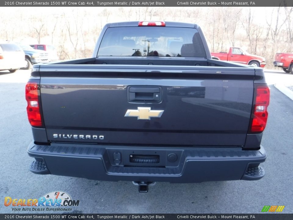 2016 Chevrolet Silverado 1500 WT Crew Cab 4x4 Tungsten Metallic / Dark Ash/Jet Black Photo #7