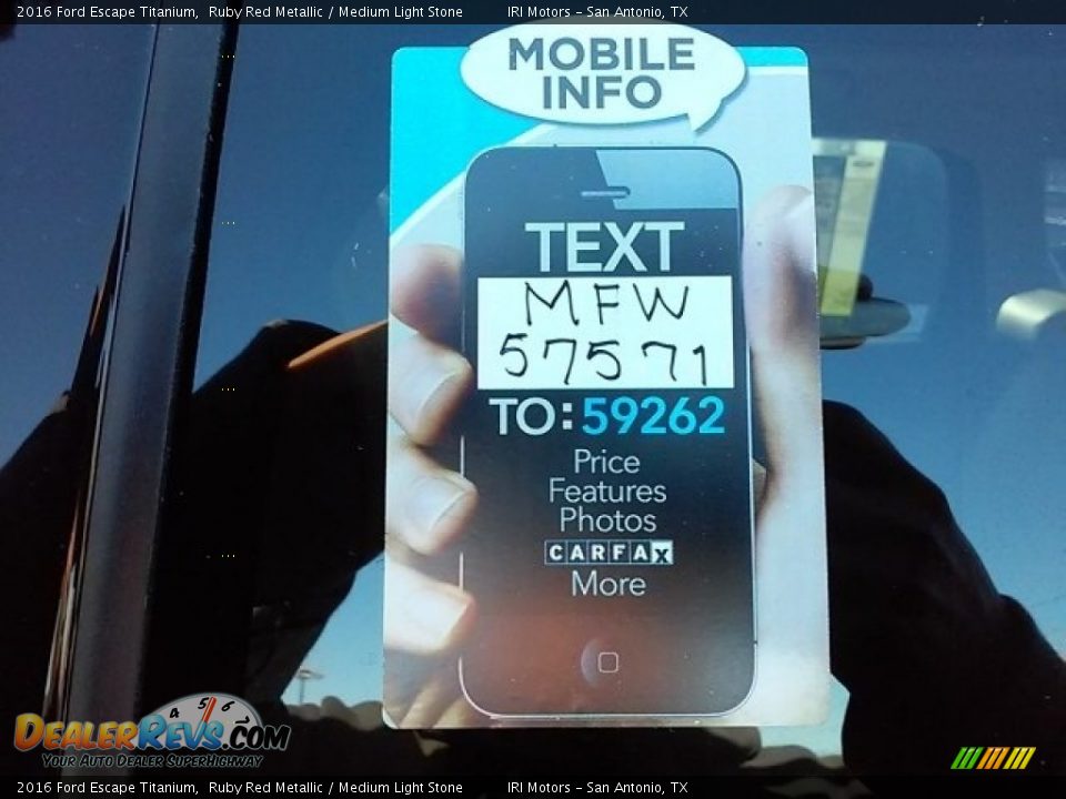 Dealer Info of 2016 Ford Escape Titanium Photo #2