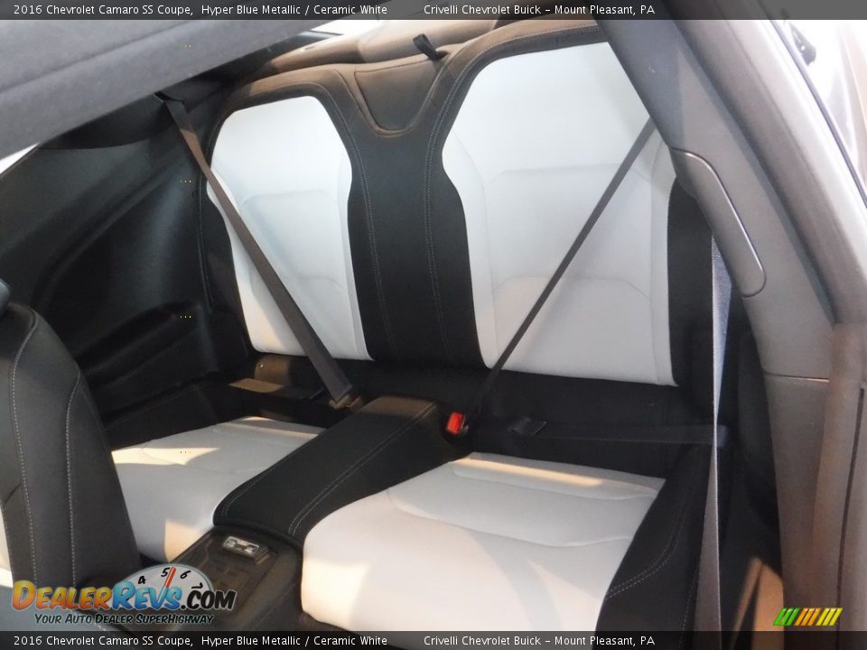 Rear Seat of 2016 Chevrolet Camaro SS Coupe Photo #30