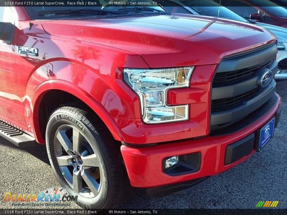 2016 Ford F150 Lariat SuperCrew Race Red / Black Photo #3