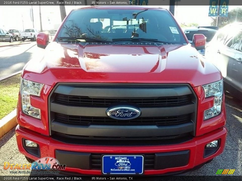 2016 Ford F150 Lariat SuperCrew Race Red / Black Photo #5