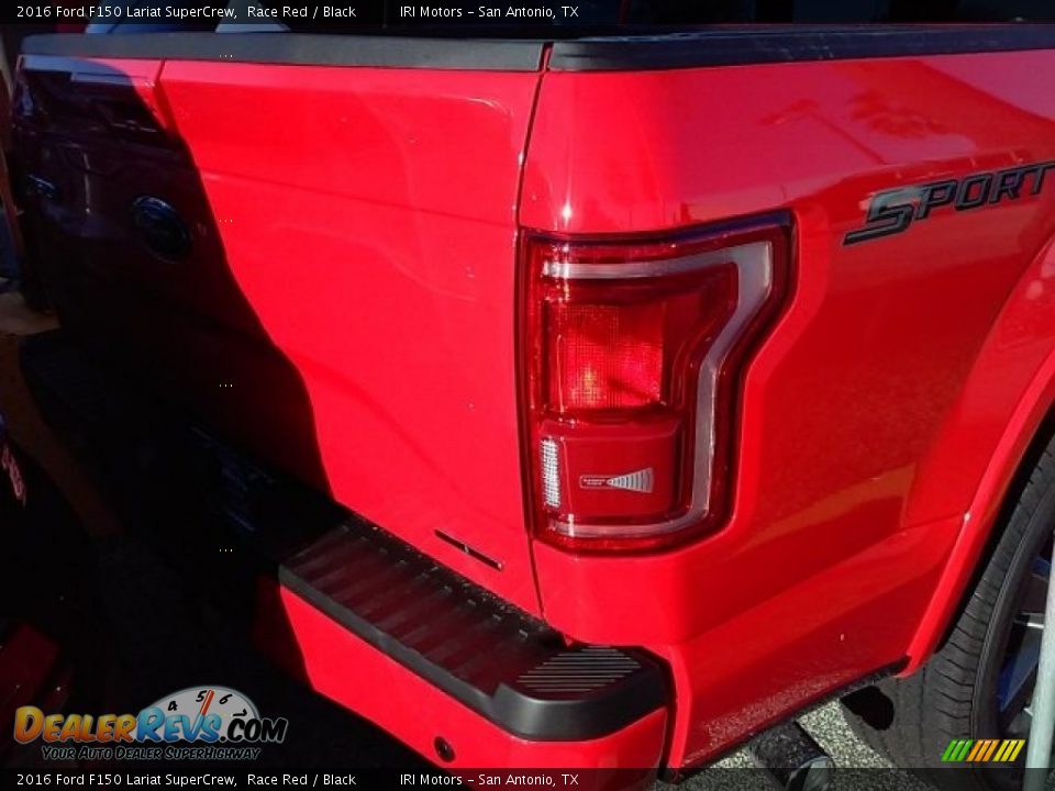 2016 Ford F150 Lariat SuperCrew Race Red / Black Photo #9