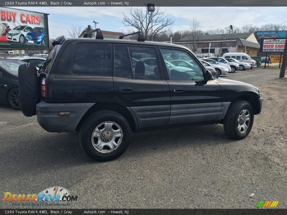 1999 Toyota RAV4 4WD Black / Gray Photo #4
