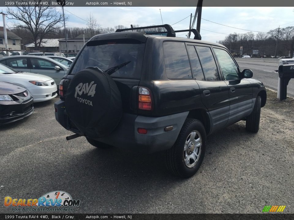 1999 Toyota RAV4 4WD Black / Gray Photo #5