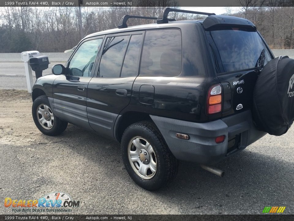 1999 Toyota RAV4 4WD Black / Gray Photo #9