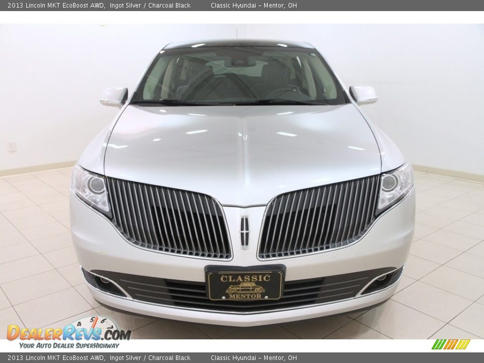 2013 Lincoln MKT EcoBoost AWD Ingot Silver / Charcoal Black Photo #2