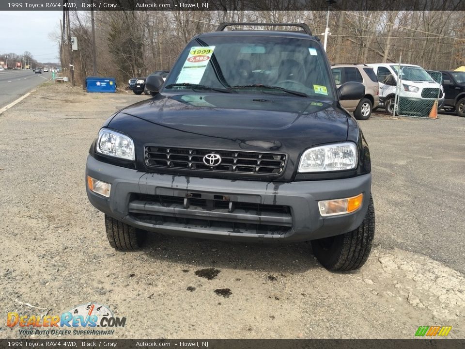 1999 Toyota RAV4 4WD Black / Gray Photo #16