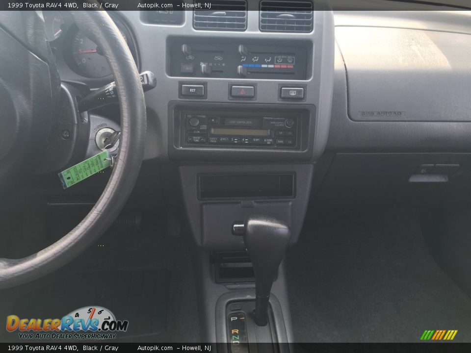 1999 Toyota RAV4 4WD Black / Gray Photo #21
