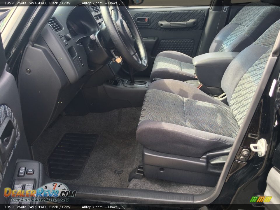 1999 Toyota RAV4 4WD Black / Gray Photo #23