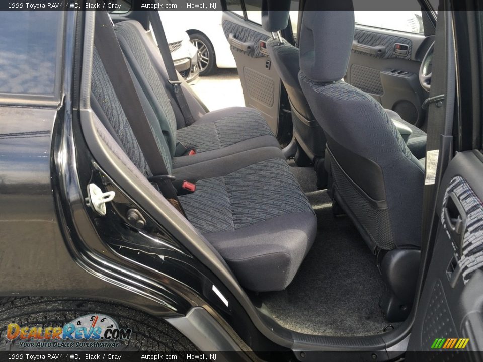 1999 Toyota RAV4 4WD Black / Gray Photo #26