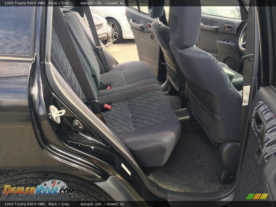 1999 Toyota RAV4 4WD Black / Gray Photo #27