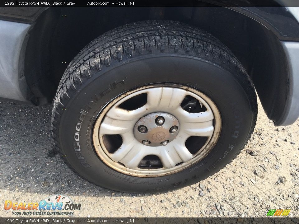 1999 Toyota RAV4 4WD Black / Gray Photo #30