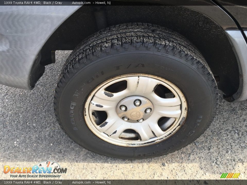 1999 Toyota RAV4 4WD Black / Gray Photo #31