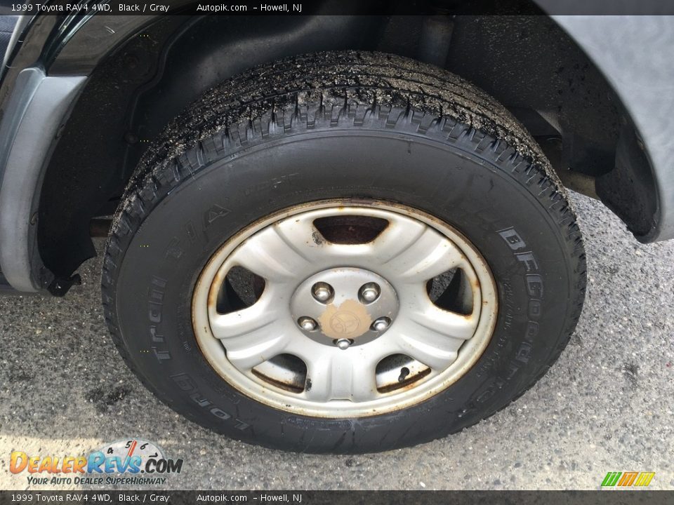1999 Toyota RAV4 4WD Black / Gray Photo #32