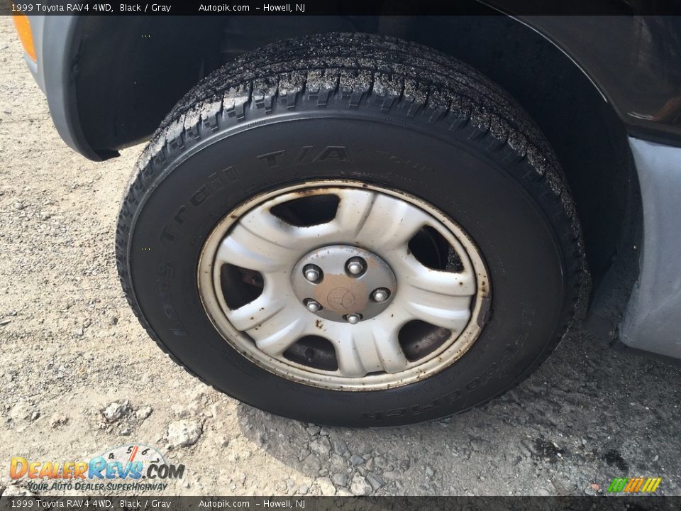 1999 Toyota RAV4 4WD Black / Gray Photo #33