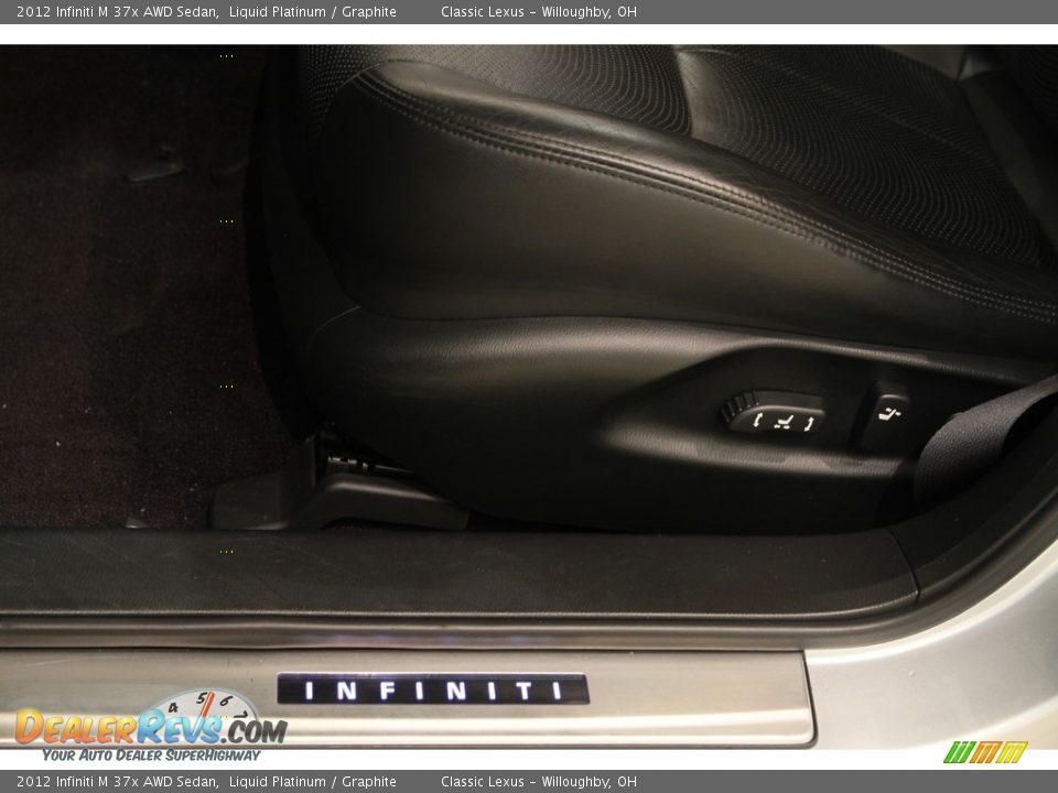 2012 Infiniti M 37x AWD Sedan Liquid Platinum / Graphite Photo #6