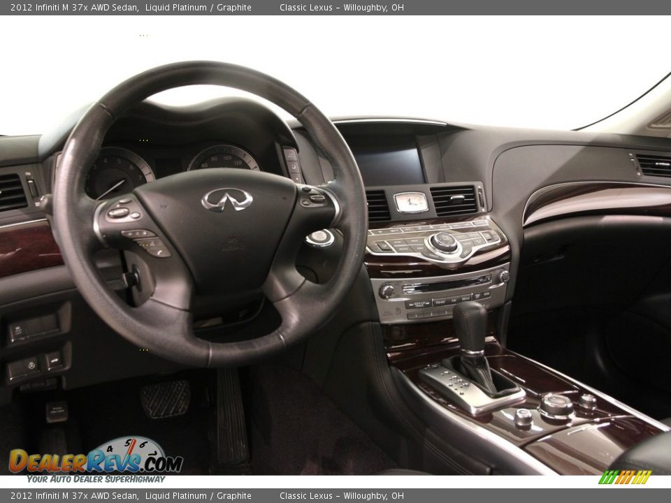 2012 Infiniti M 37x AWD Sedan Liquid Platinum / Graphite Photo #8