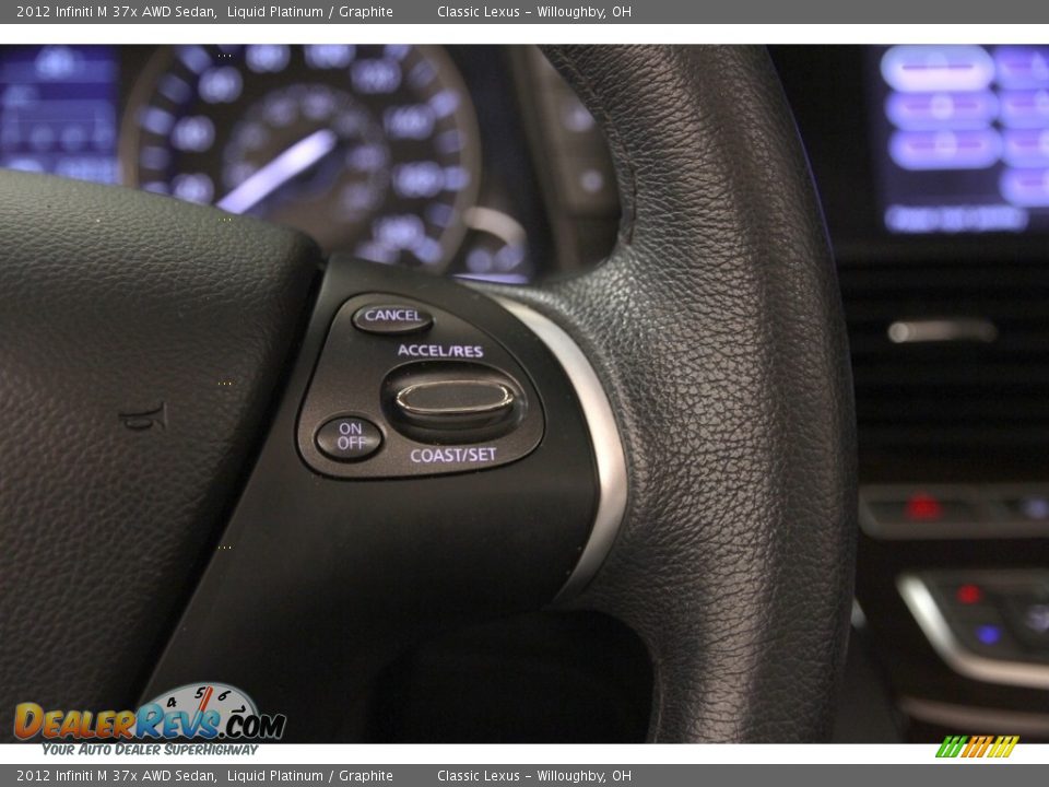 2012 Infiniti M 37x AWD Sedan Liquid Platinum / Graphite Photo #11