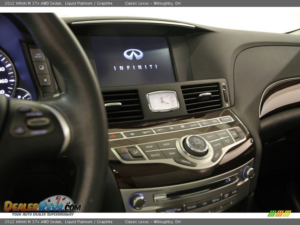 2012 Infiniti M 37x AWD Sedan Liquid Platinum / Graphite Photo #13