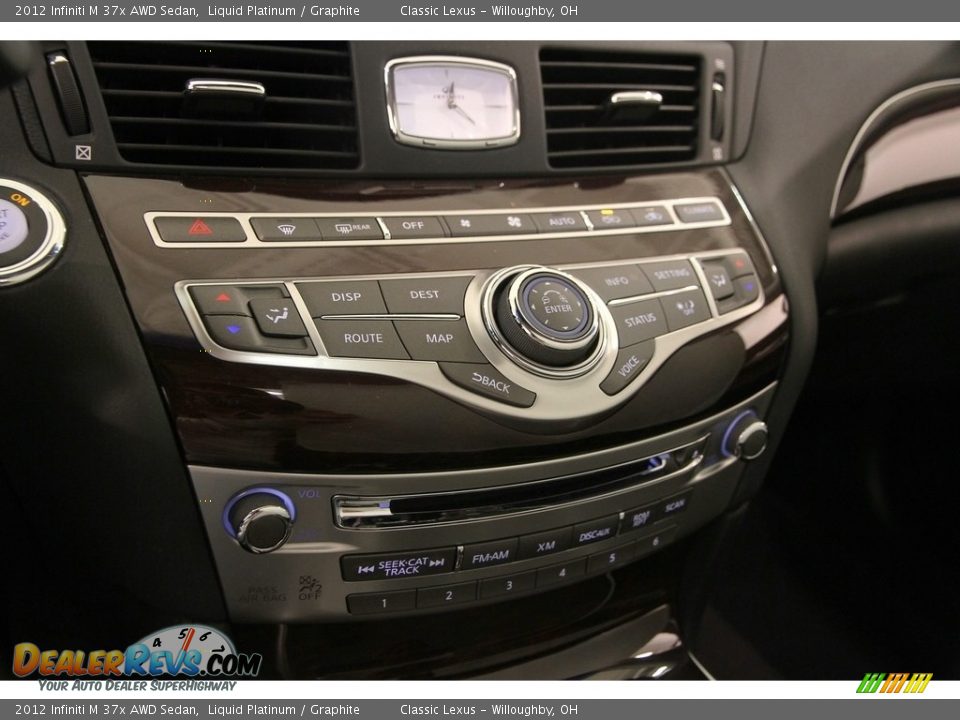 2012 Infiniti M 37x AWD Sedan Liquid Platinum / Graphite Photo #20