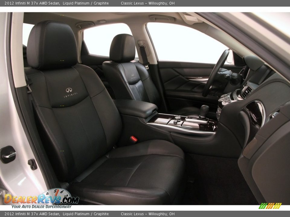 2012 Infiniti M 37x AWD Sedan Liquid Platinum / Graphite Photo #25