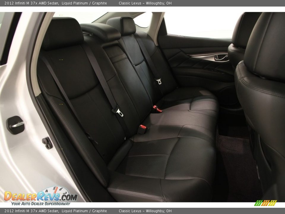 2012 Infiniti M 37x AWD Sedan Liquid Platinum / Graphite Photo #26
