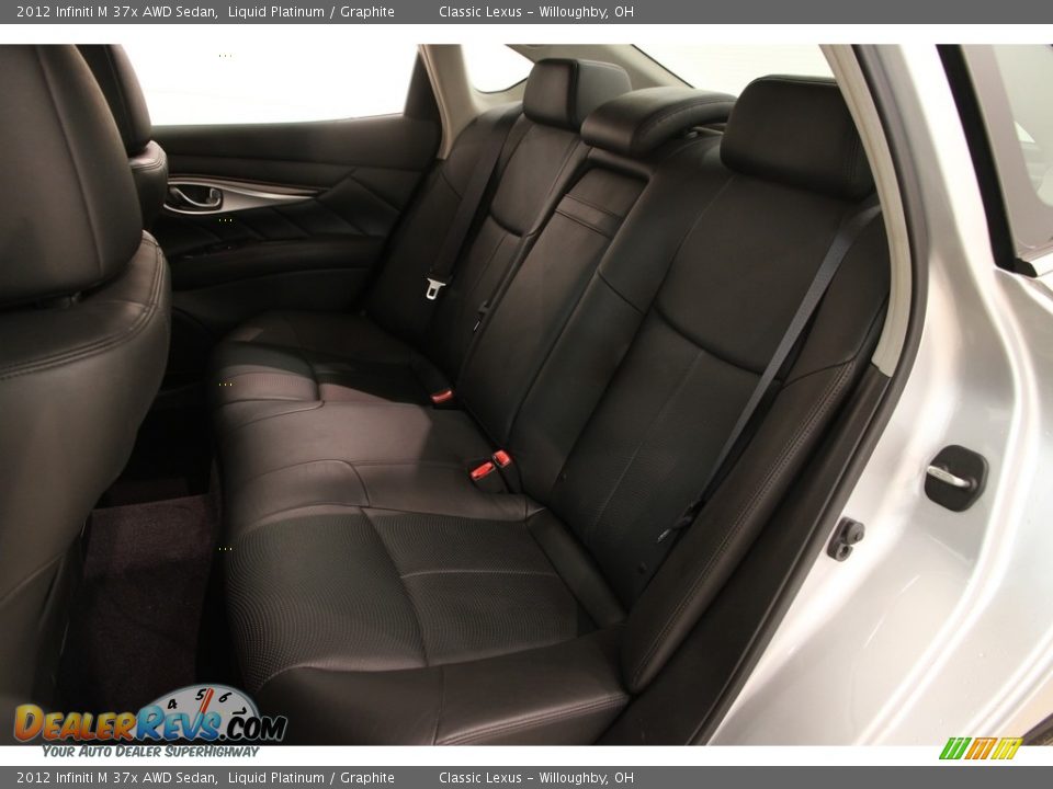 2012 Infiniti M 37x AWD Sedan Liquid Platinum / Graphite Photo #27