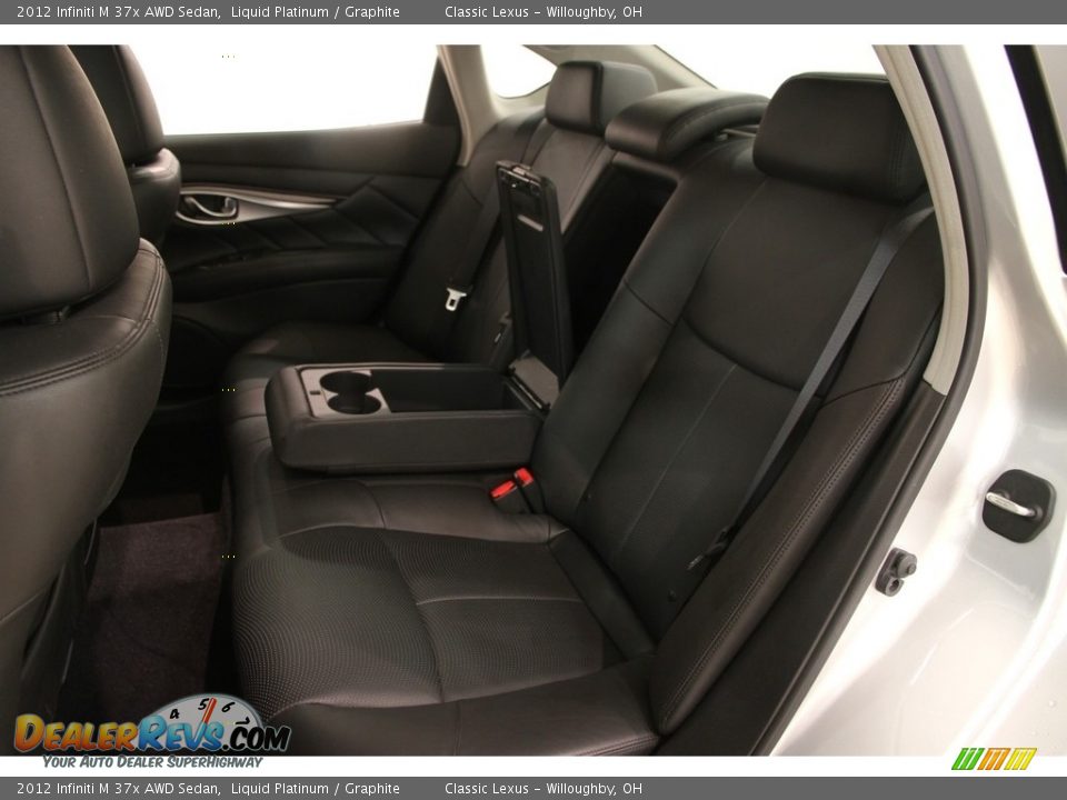 2012 Infiniti M 37x AWD Sedan Liquid Platinum / Graphite Photo #28