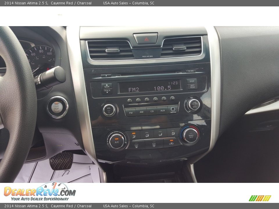 2014 Nissan Altima 2.5 S Cayenne Red / Charcoal Photo #6