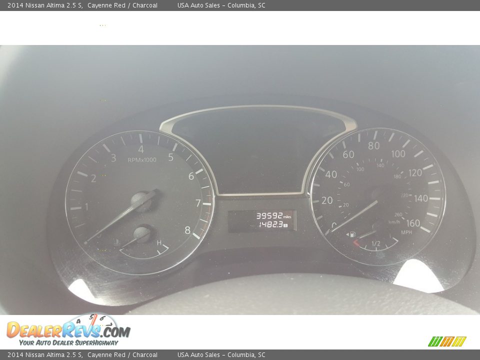 2014 Nissan Altima 2.5 S Cayenne Red / Charcoal Photo #7