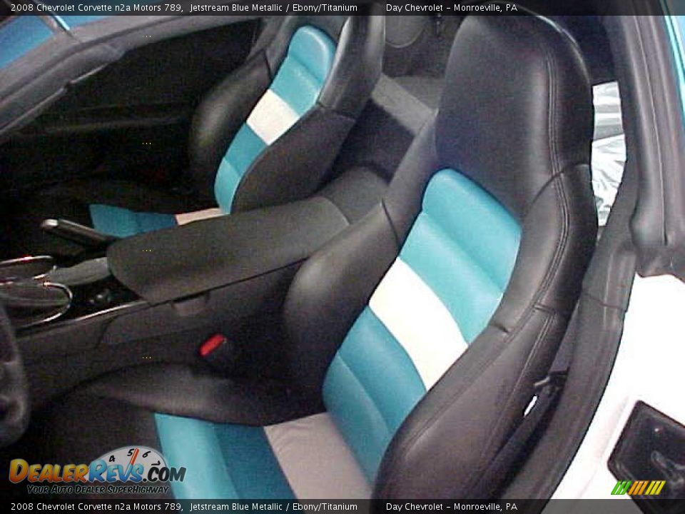 Ebony/Titanium Interior - 2008 Chevrolet Corvette n2a Motors 789 Photo #9