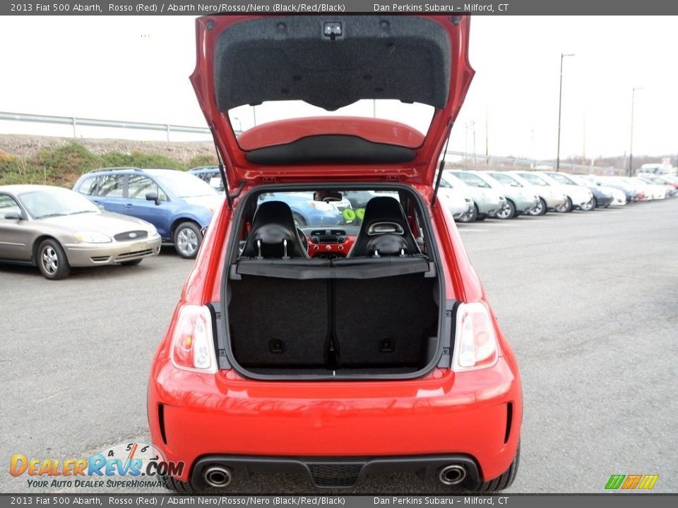 2013 Fiat 500 Abarth Rosso (Red) / Abarth Nero/Rosso/Nero (Black/Red/Black) Photo #8